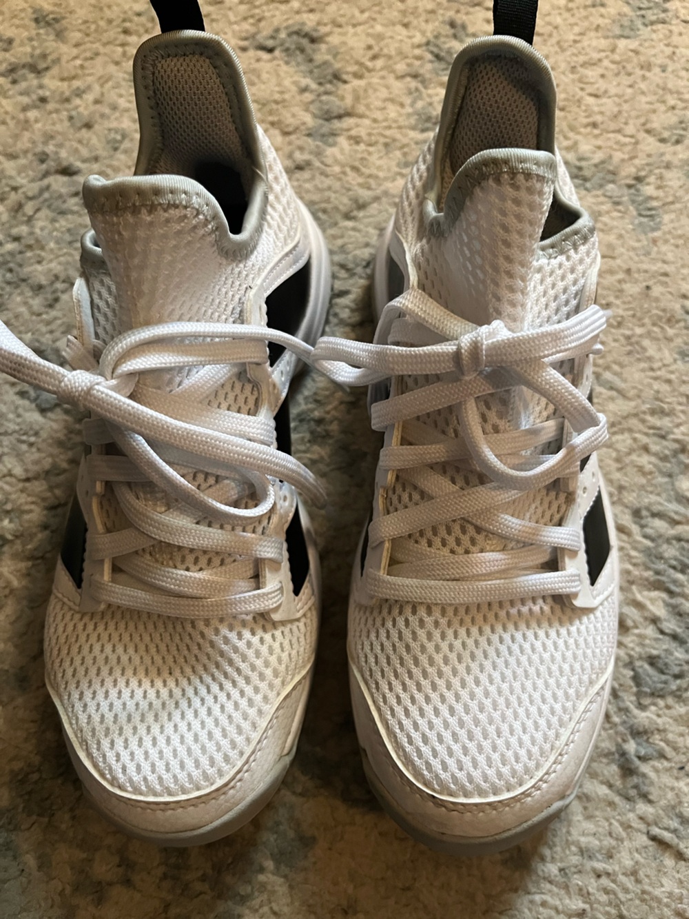 adidas Kids White Mesh Sneakers